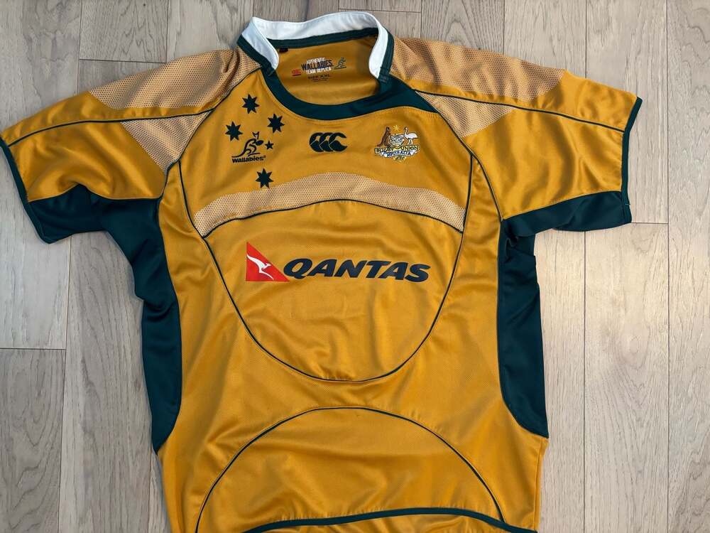 Canterbury Australia Wallabies Rugby Union Team Replica Jersey Size XXL